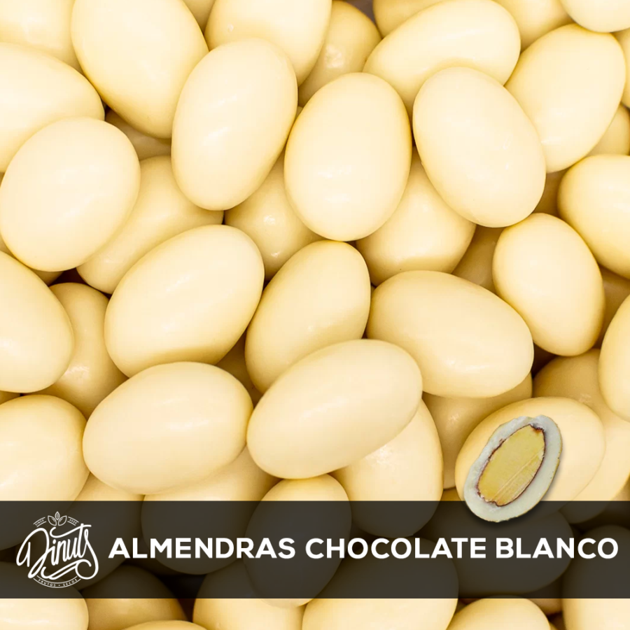 Almendras con Chocolate Blanco